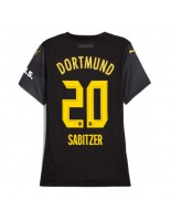 Borussia Dortmund Marcel Sabitzer #20 Vieraspaita Naisten 2024-25 Lyhythihainen